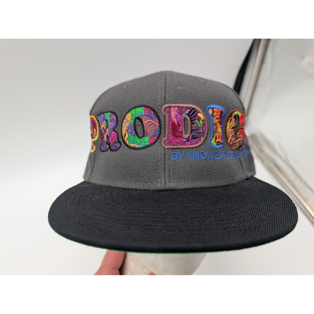 Otto Cap Prodigi By Midwest Distributors Snapback Hat Gray Black Multi-Color Os